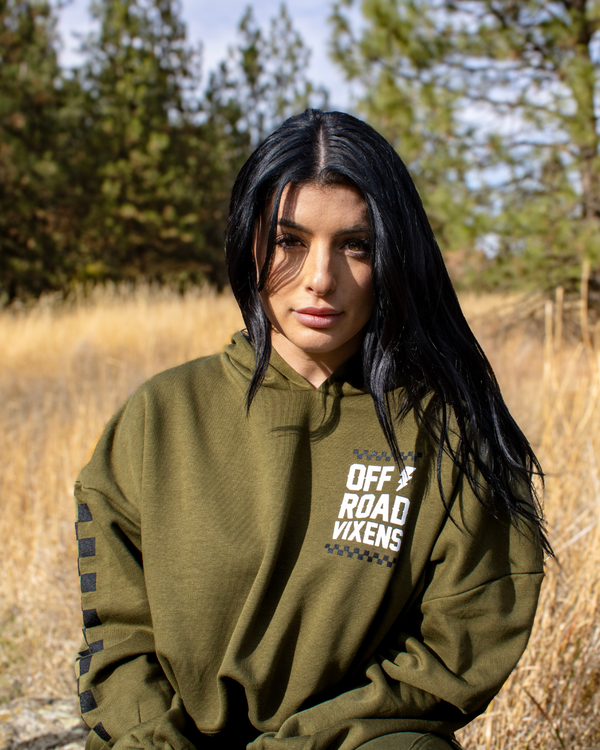 Obsessed Oversized Cropped Hoodie