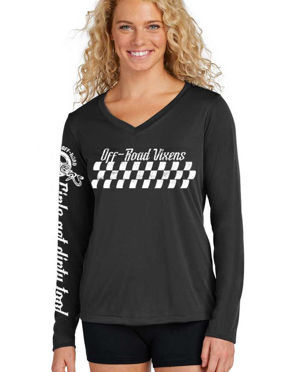 Checkered Flag Lightweight Jersey/Tech Tee