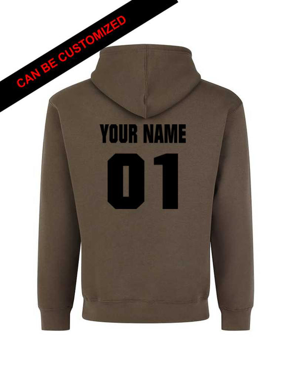 Off the Wall Heavy Weight Hoodie - Brown