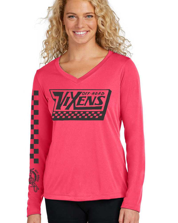 Off the Wall  Jersey/Tech Tee - Coral