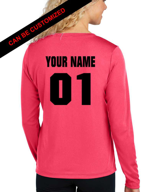 Off the Wall  Jersey/Tech Tee - Coral