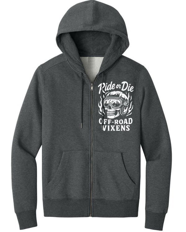 Raise Hell Zip Up Hoodie