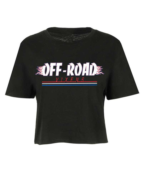 USA Hell on Wheels Cropped Tee