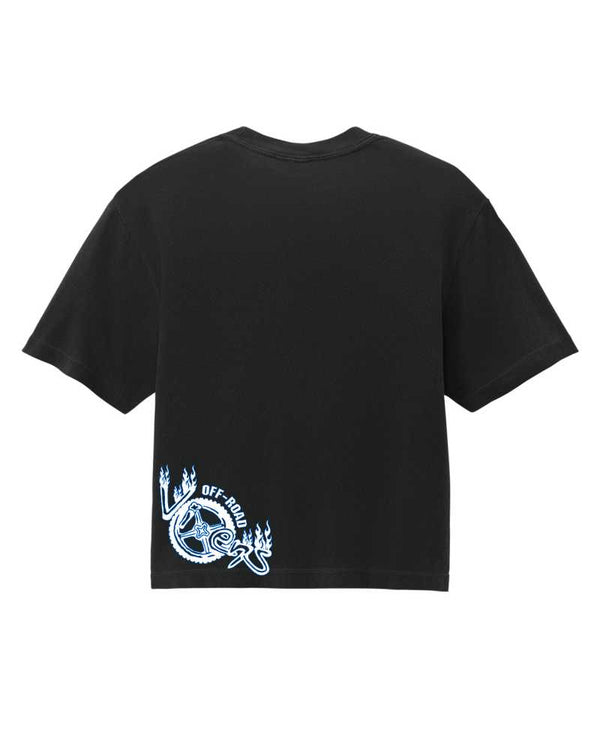 USA Hell on Wheels Cropped Tee