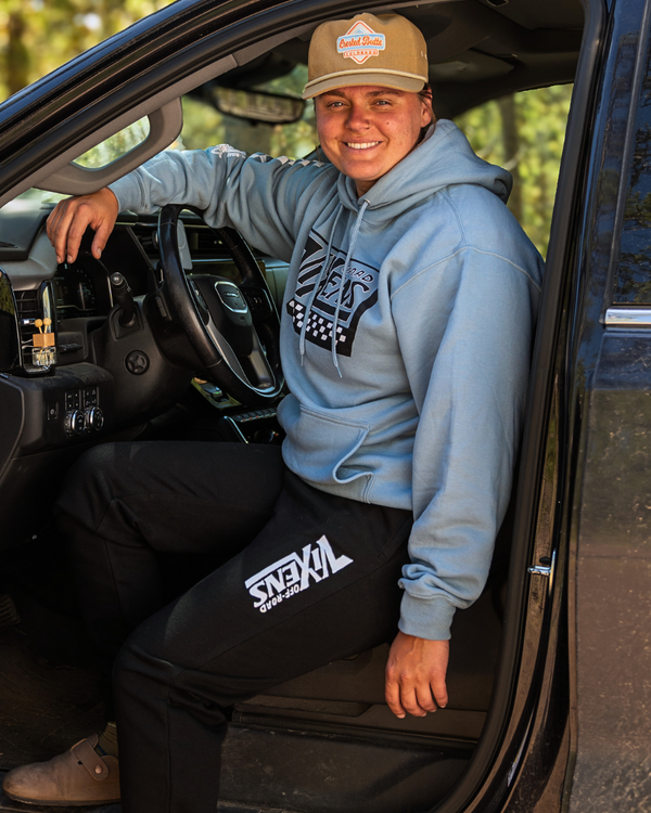 Off the Wall Unisex Pullover Hoodie - Blue