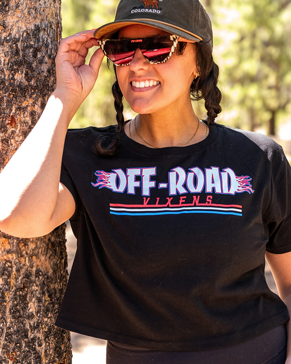 USA Hell on Wheels Cropped Tee