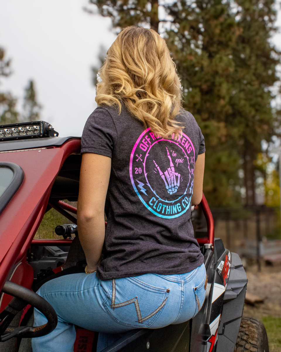 Be Epic V-Neck Tee | Off-Road Vixens Apparel – OFF-ROAD VIXENS