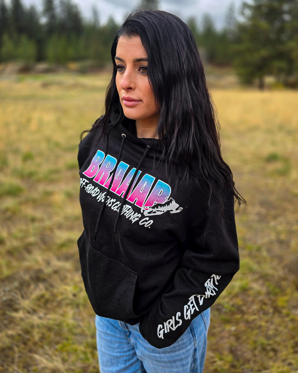 Braaapiness Snowmobile Pullover Hoodie – Off-Road Vixens® Pullover