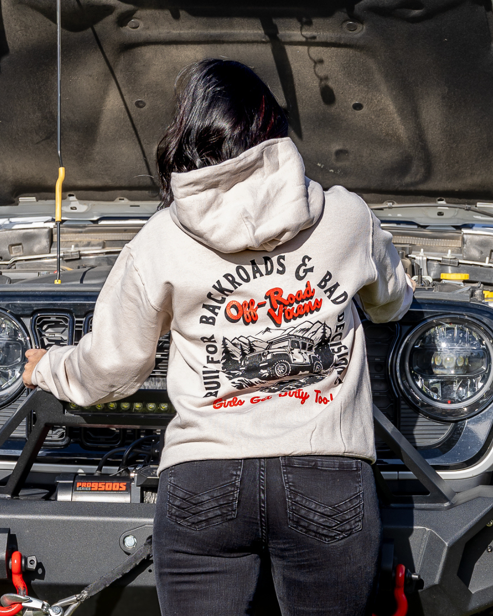 Backroads & Bad Decisions Pullover Hoodie | Off-Road Vixens – OFF