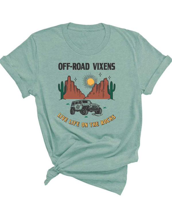 On the Rocks Unisex Tee - OFF-ROAD VIXENS CLOTHING CO.