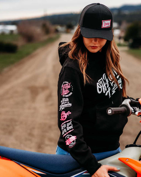 Rewind 2.0 Unisex Pullover Hoodie - OFF-ROAD VIXENS CLOTHING CO.