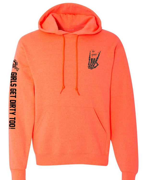 Be Epic Pullover Neon Coral - OFF-ROAD VIXENS CLOTHING CO.