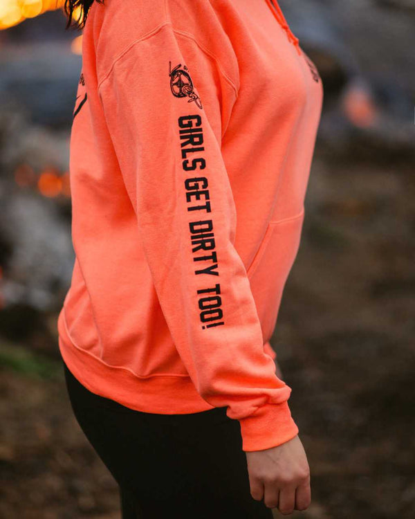 Be Epic Pullover Neon Coral - OFF-ROAD VIXENS CLOTHING CO.