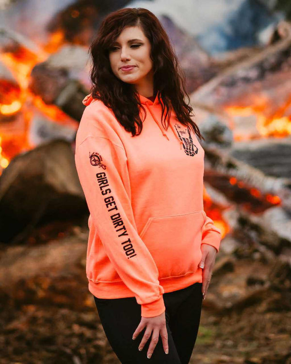 Be Epic Pullover Neon Coral - OFF-ROAD VIXENS CLOTHING CO.
