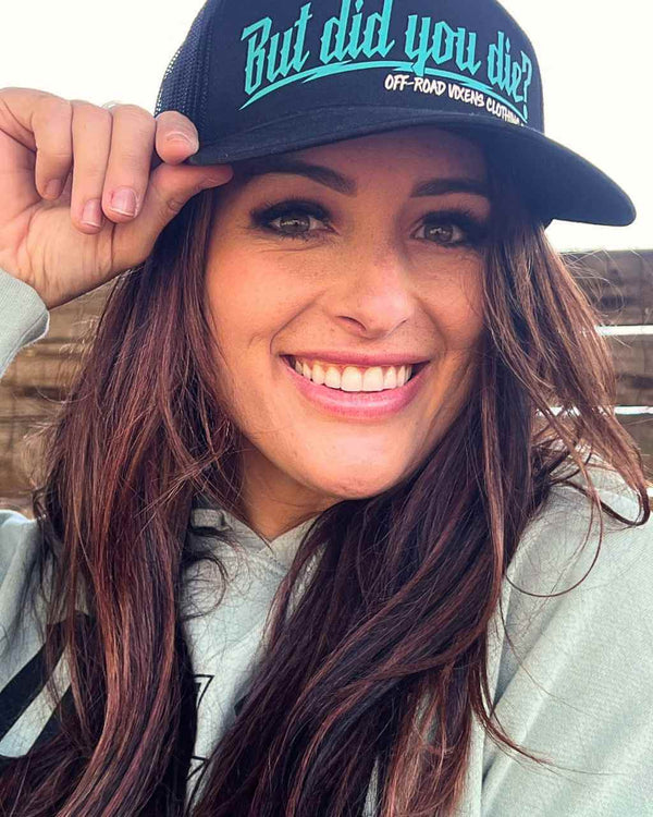 But did you die? Trucker - Black - OFF-ROAD VIXENS CLOTHING CO.