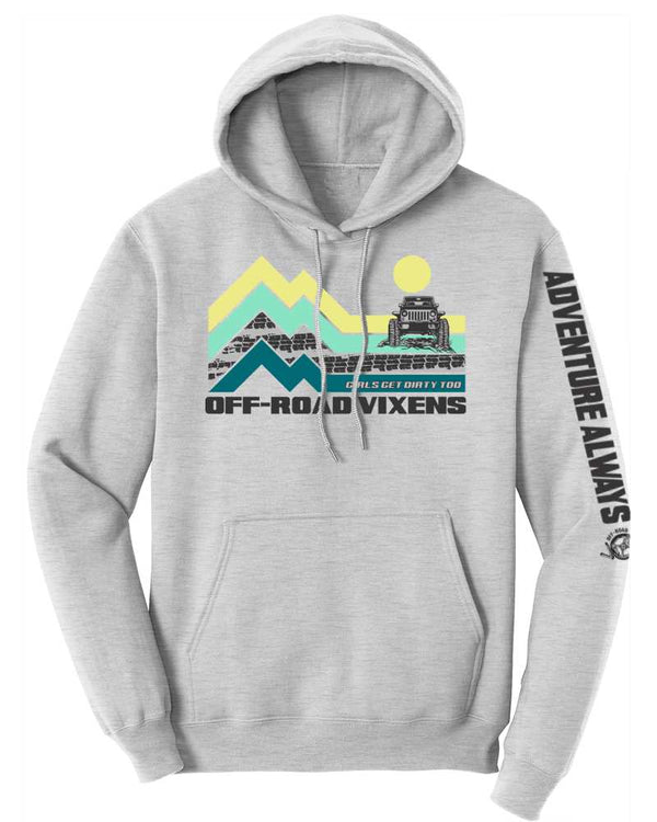 Jeep Adventure Unisex Pullover Hoodie - OFF-ROAD VIXENS CLOTHING CO.