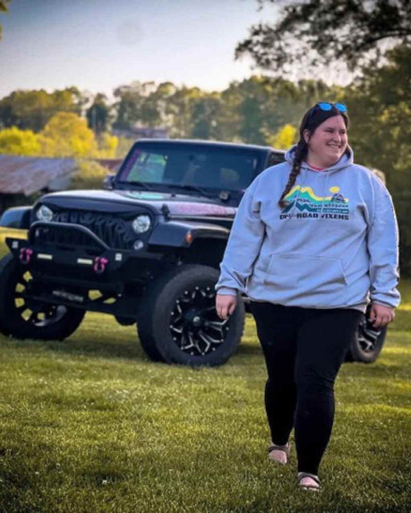Jeep Adventure Unisex Pullover Hoodie - OFF-ROAD VIXENS CLOTHING CO.