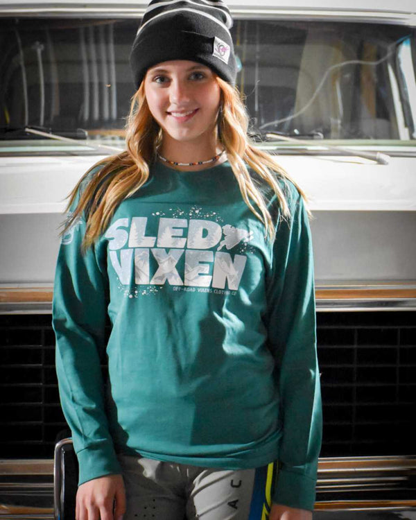 Sled Vixen 2.0 Unisex Long Sleeve Tee - OFF-ROAD VIXENS CLOTHING CO.