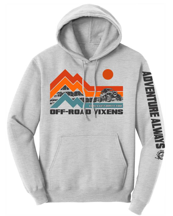 SXS Adventure Unisex Pullover Hoodie - OFF-ROAD VIXENS CLOTHING CO.
