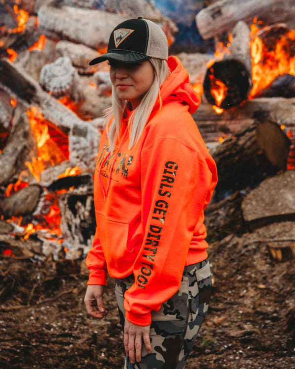 Vixen Huntress Pullover Hoodie-Safety - OFF-ROAD VIXENS CLOTHING CO.