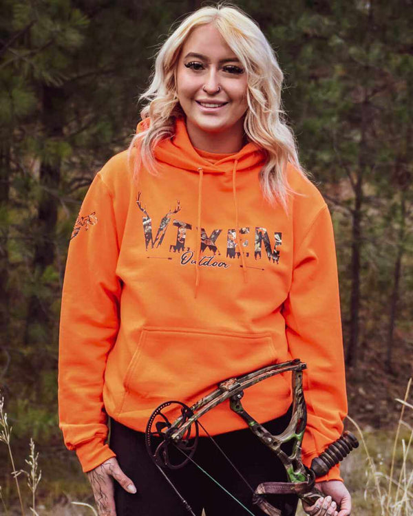 Vixen Huntress Pullover Hoodie-Safety - OFF-ROAD VIXENS CLOTHING CO.