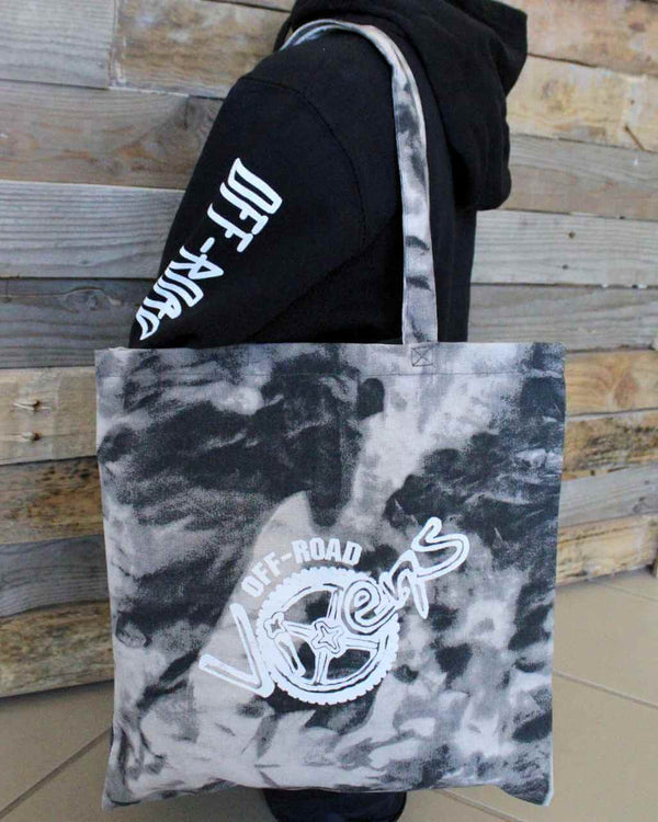 Vixen Outdoor Tie Dye Canvas Tote - Smoke - OFF-ROAD VIXENS CLOTHING CO.