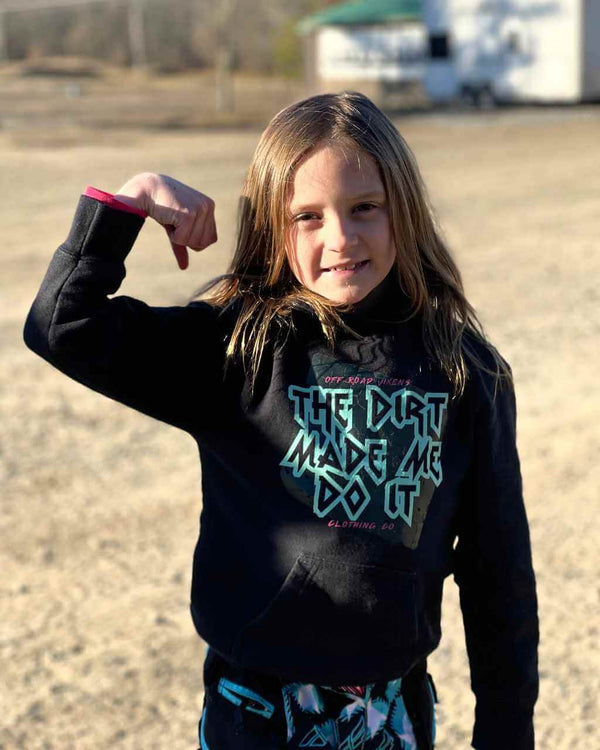 Youth Dirt Made Me Hoodie - OFF-ROAD VIXENS CLOTHING CO.