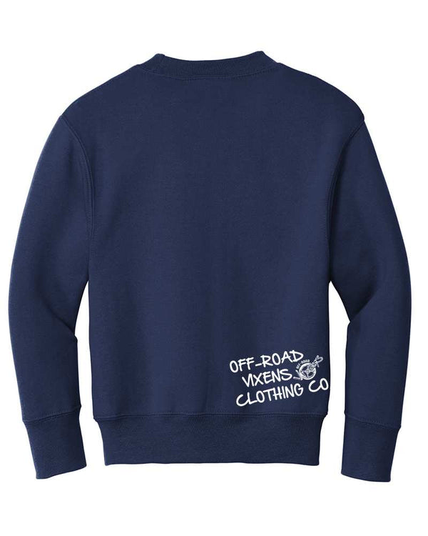 Youth Vixen Vibes Crewneck - OFF-ROAD VIXENS CLOTHING CO.