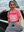 Youth Checked out Tee - Neon Pink