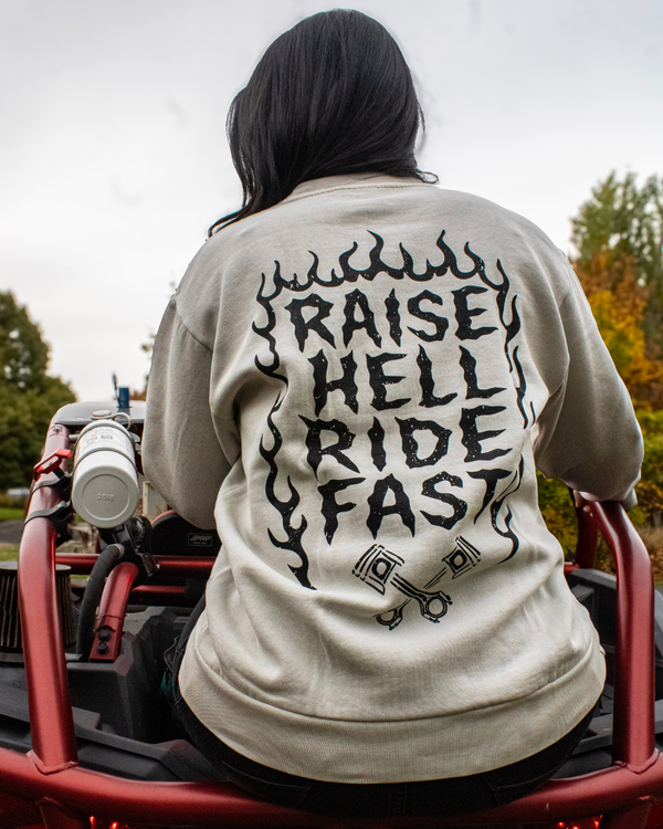 Raise Hell Heavyweight Crew Sweatshirt