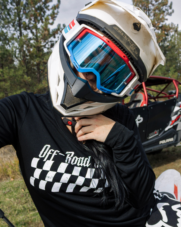 Checkered Flag Lightweight Jersey/Tech Tee