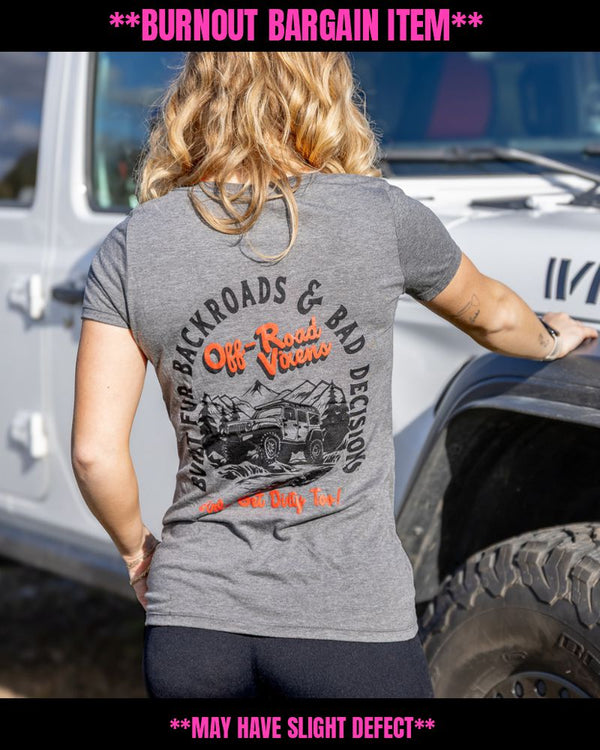 BB - Backroads & Bad Decisions V Neck Tee