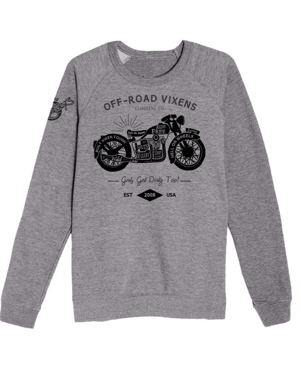 Cafe Racer French Terry Crewneck