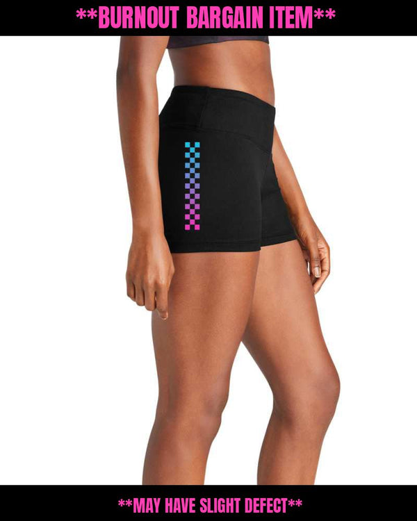 BB - Checkered Flag Activewear Shorts