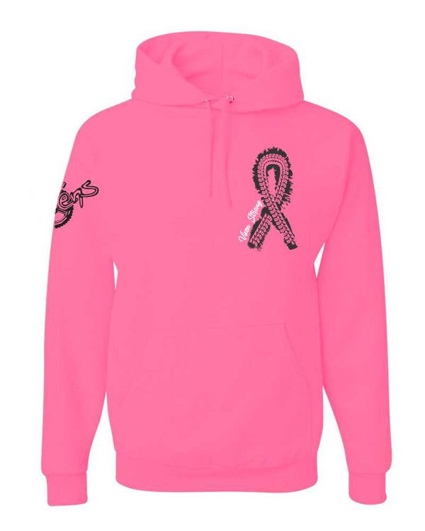 Driven By Strength - Pink Ribbon Hoodie