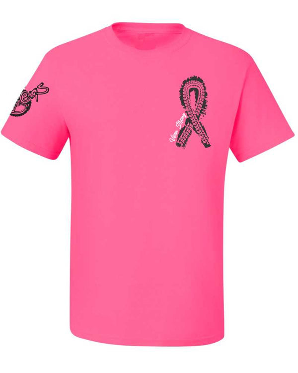 Driven by Strength - Pink Ribbon Tee