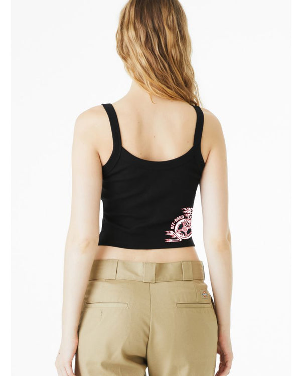 Hell on Wheels Baby Rib Cropped Tank