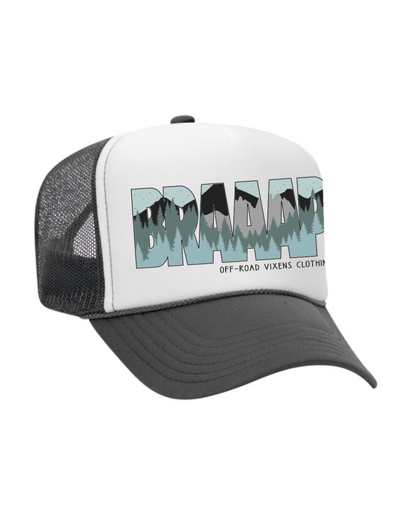 Braaap Babe Foam Trucker - Gray