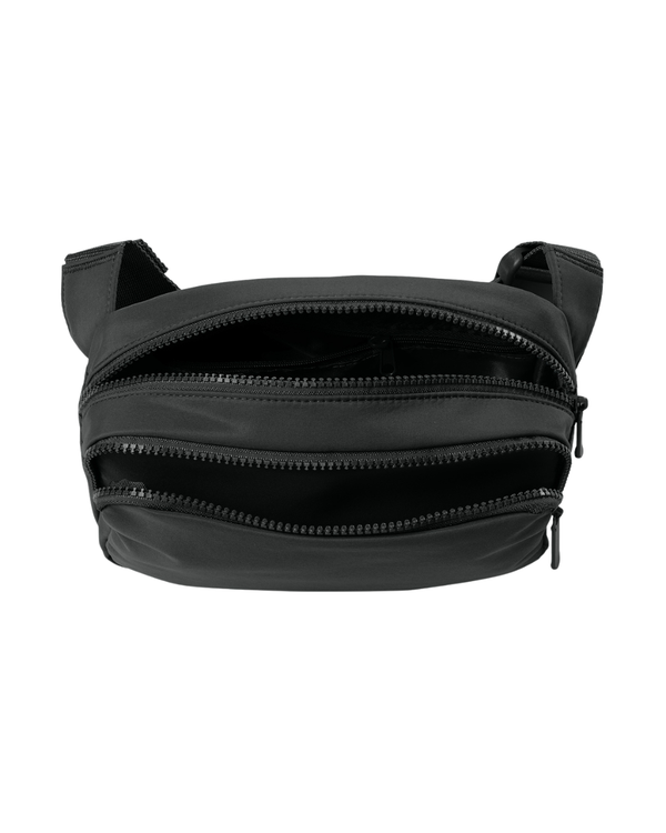 Heavy Metal Double Pocket Crossbody Bag