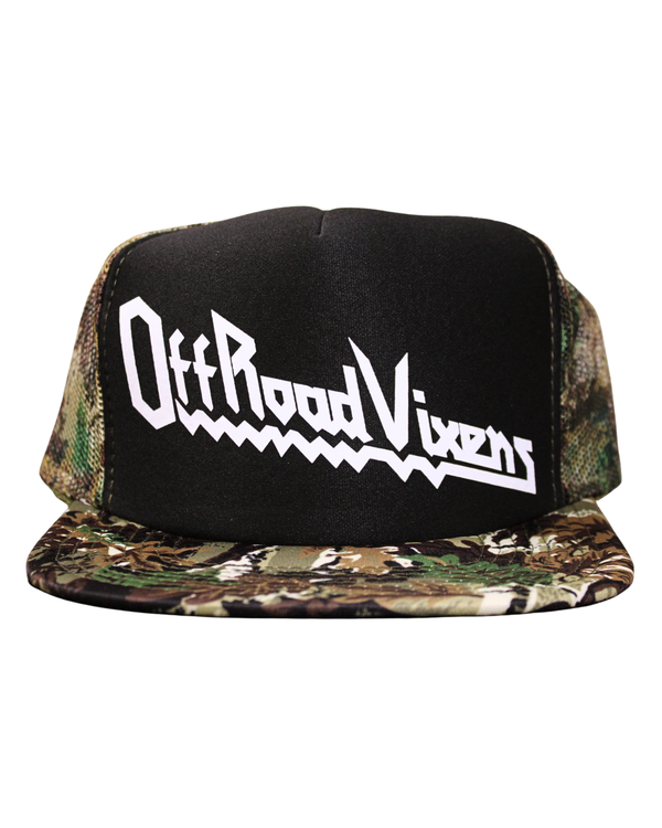Heavy Metal Camo Flat Bill Hat
