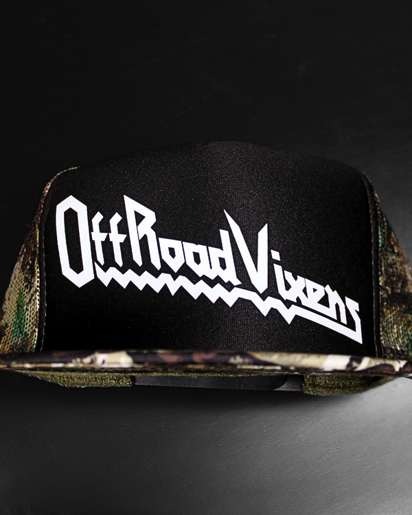 Heavy Metal Camo Flat Bill Hat