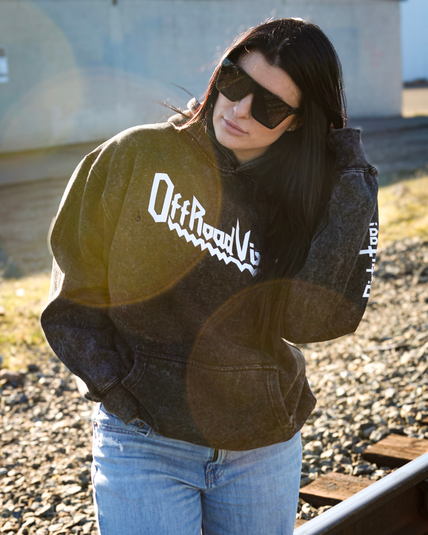 Heavy Metal Mineral Wash Pullover Hoodie