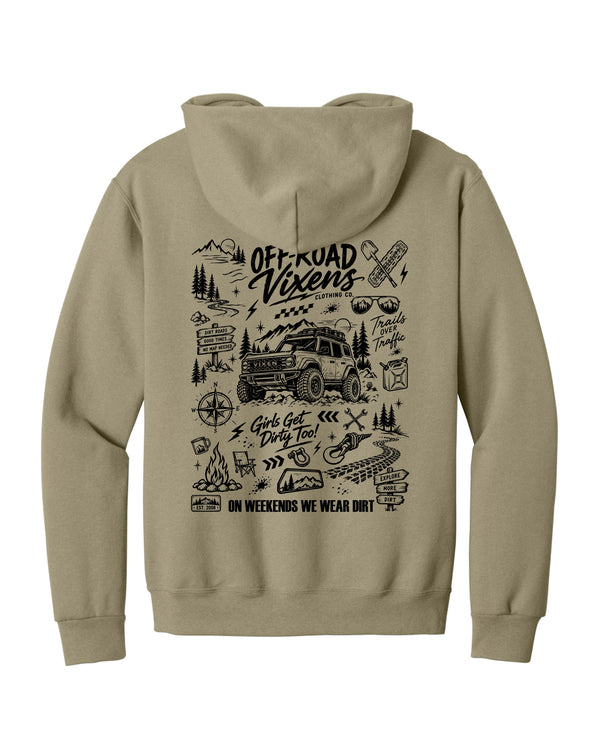 Bucking Weekend Pullover Hoodie