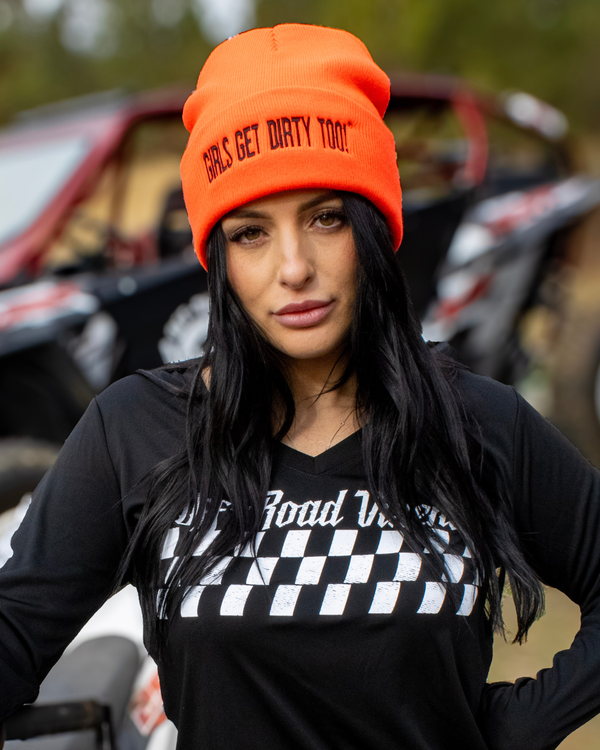 Trademark Beanie Blaze Orange/Black