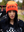 Trademark Beanie Blaze Orange/Black