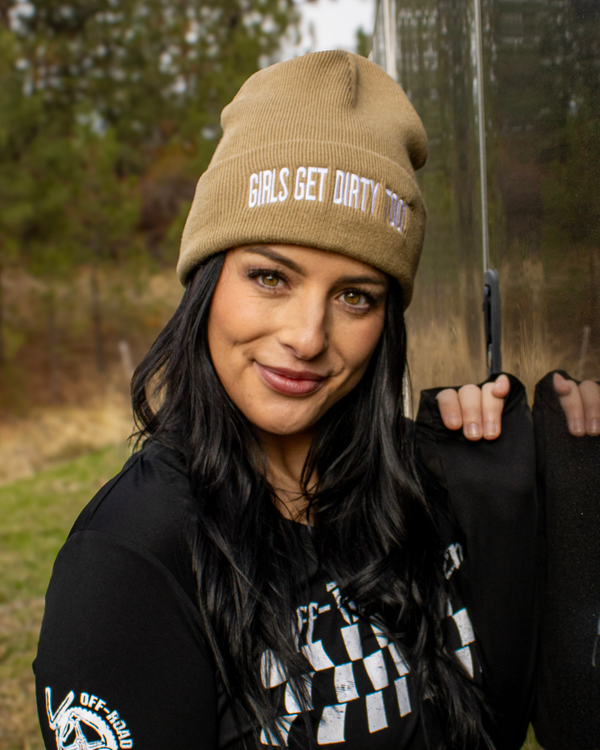 Trademark Beanie Coyote Brown/White