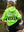 Ride like a Vixen Hoodie - Neon Green