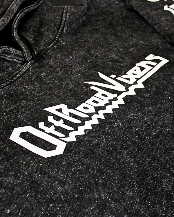 Heavy Metal Mineral Wash Pullover Hoodie