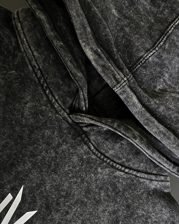 Heavy Metal Mineral Wash Pullover Hoodie