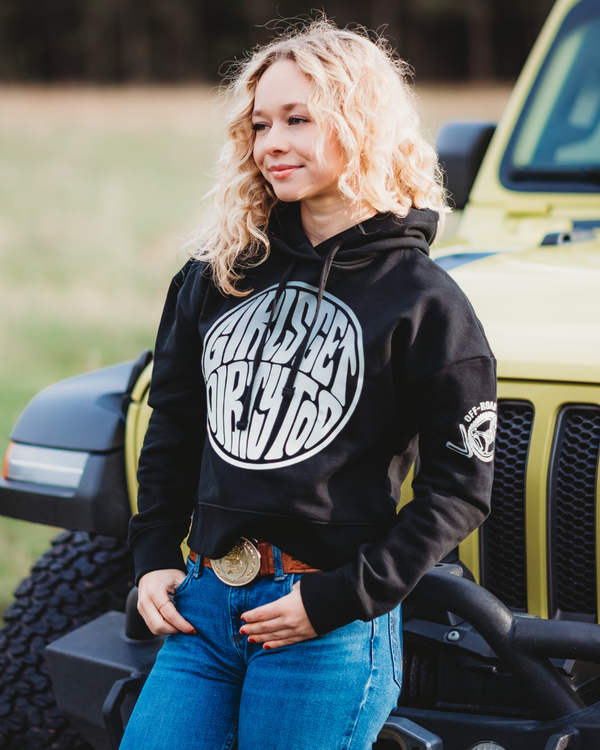 Squishy Ladies Cropped Hoodie